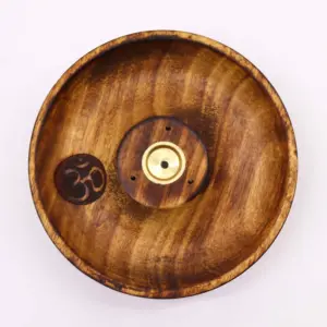 Incense Stick & Cone Burner Disc – Om | www.artisangoods.co.uk 2