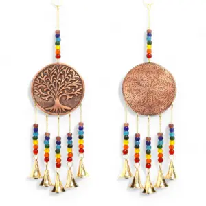 Indian Chimes – Med Tree of Life – Chakra Beads 5 Bells | www.artisangoods.co.uk 5