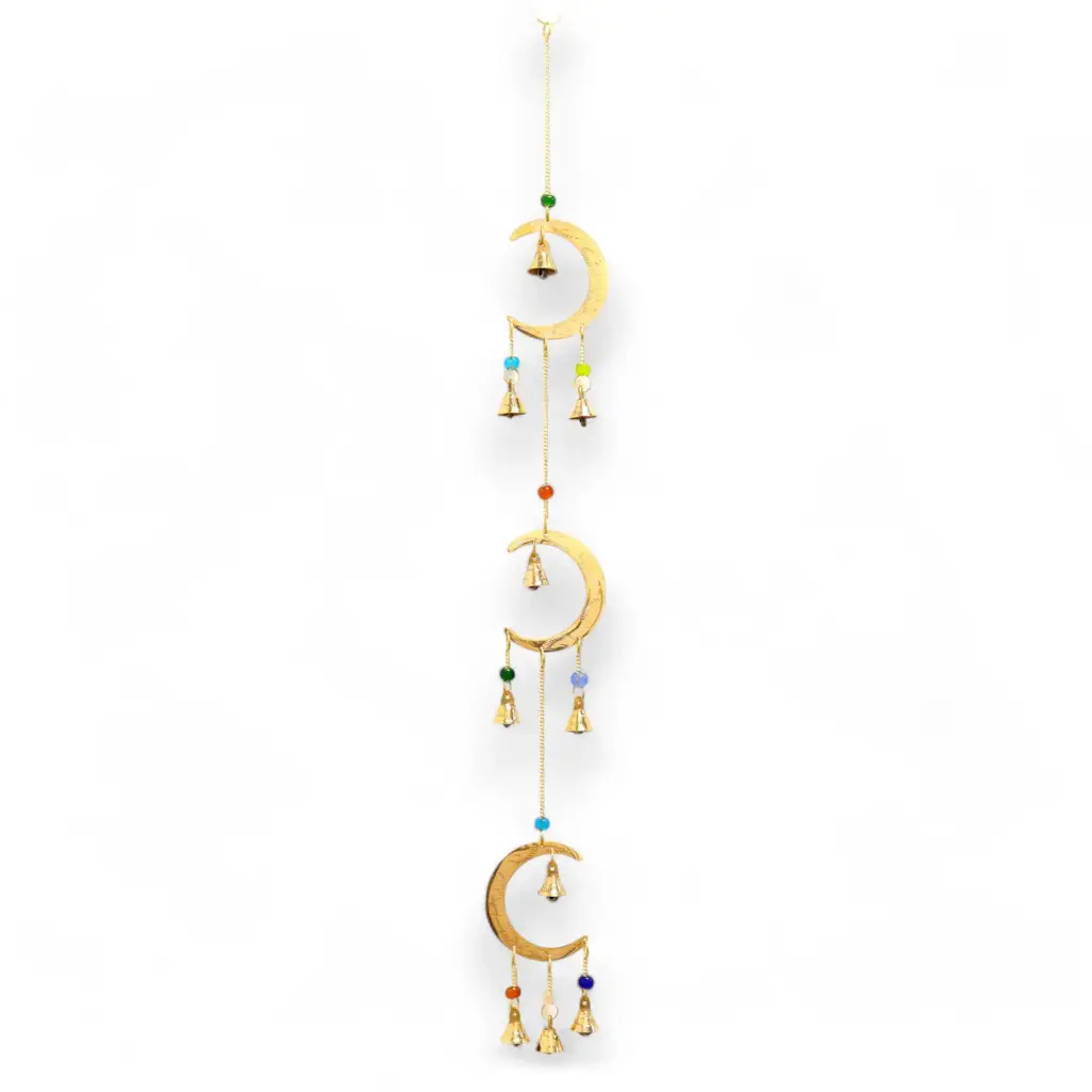 Indian Chimes – Moon Drop – 10  Bells | www.artisangoods.co.uk