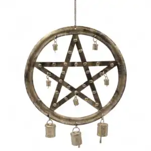 Indian Chimes – Pentagon with Cow Bells – 25x49cm | www.artisangoods.co.uk 1