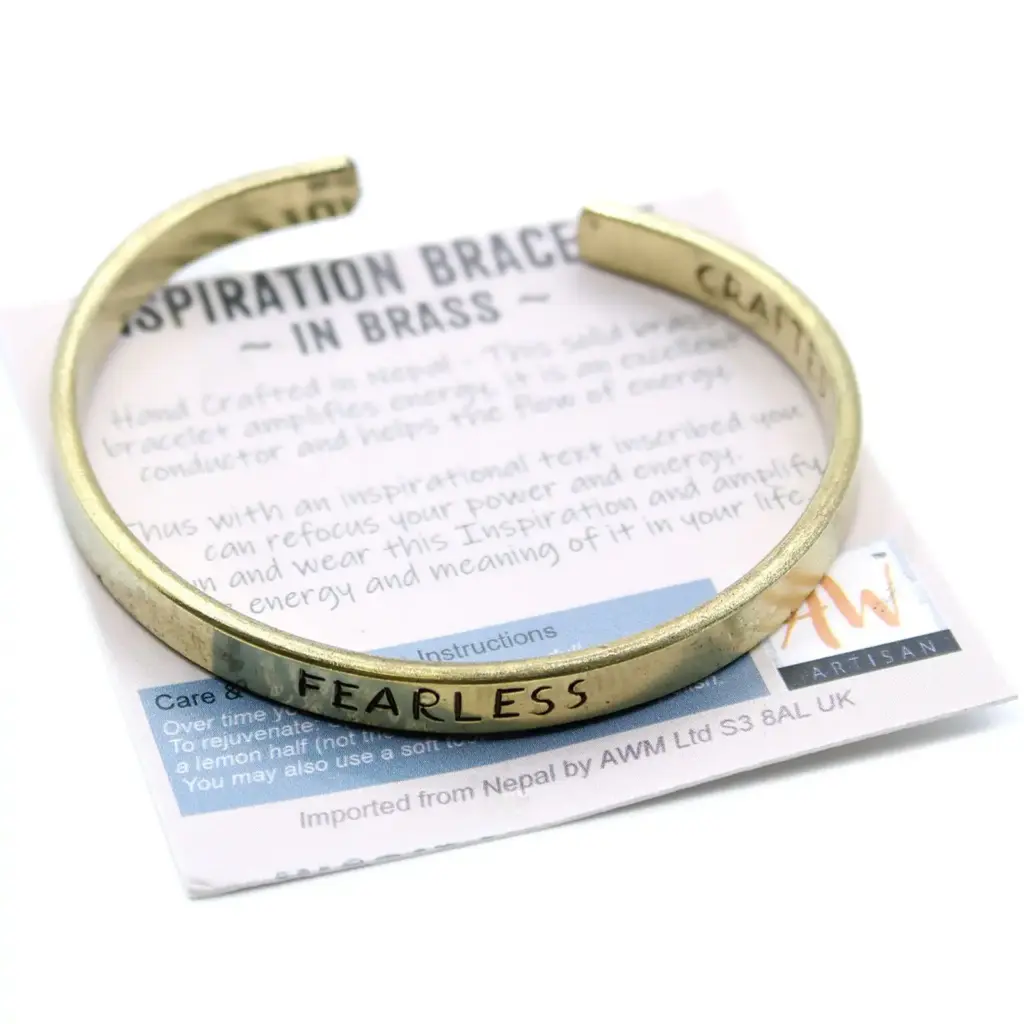 Inspiration Bracelet – Brass Selection | www.artisangoods.co.uk