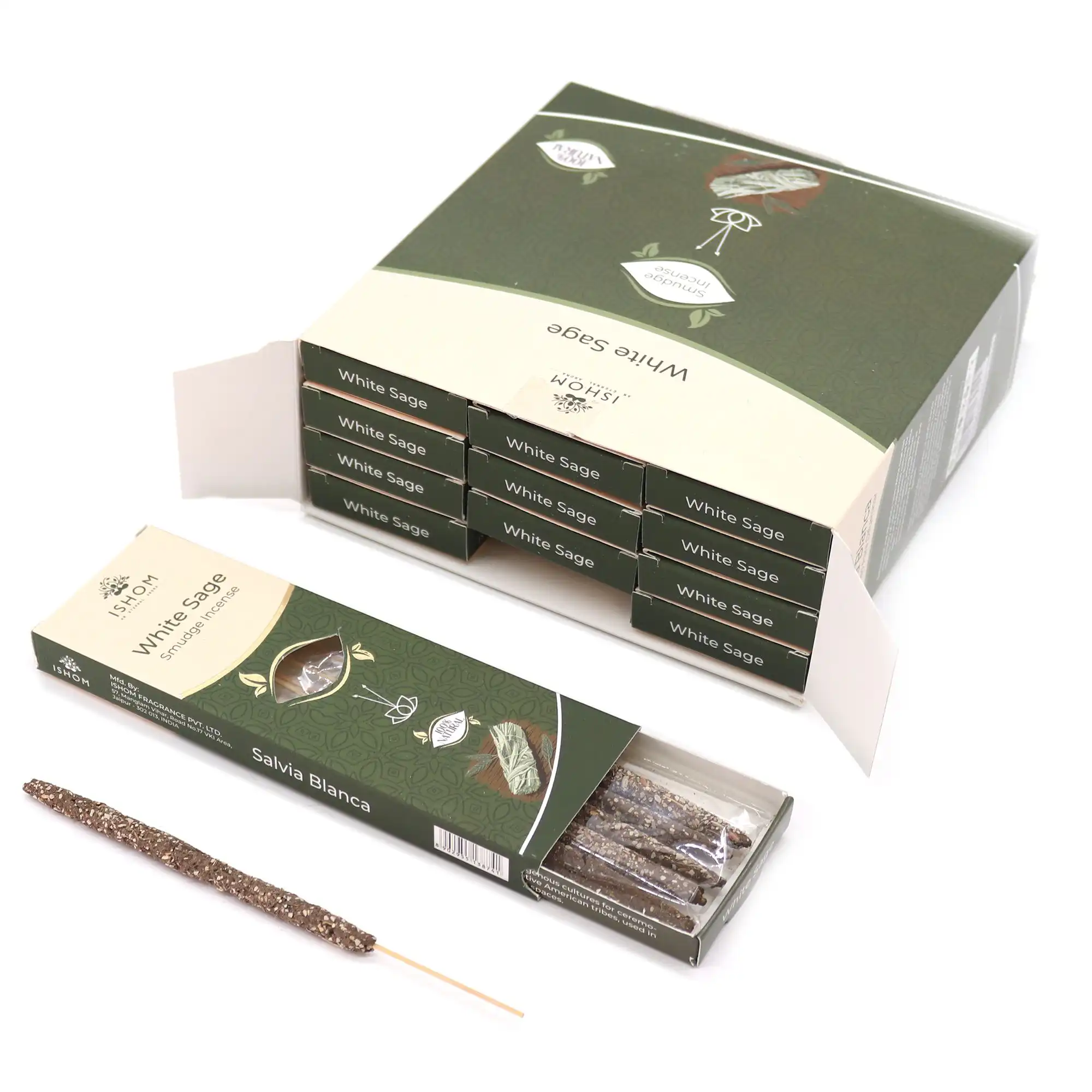 Ishom Smudge Incense – White Sage | www.artisangoods.co.uk 3 Ishom Smudge Incense – White Sage | www.artisangoods.co.uk 2