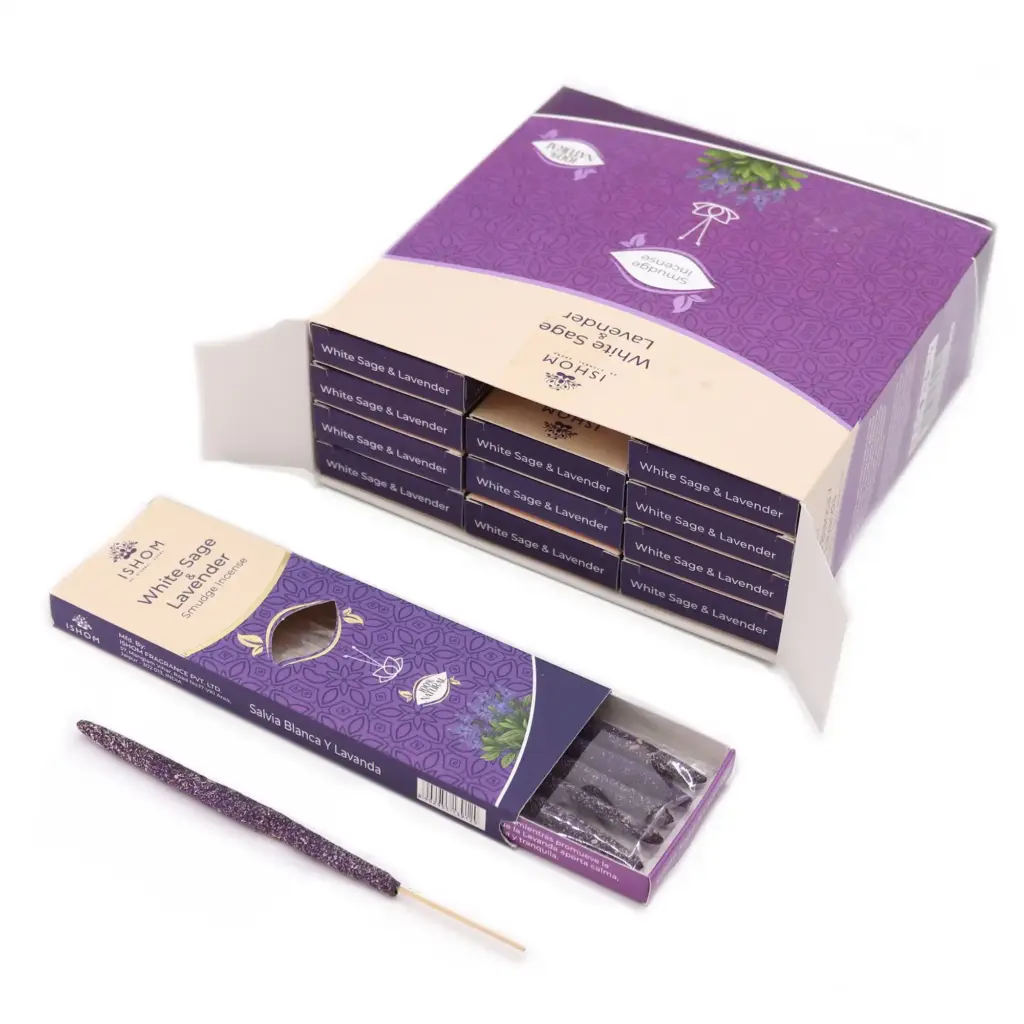 Ishom Smudge Incense – White Sage & Lavender | www.artisangoods.co.uk 3 Ishom Smudge Incense – White Sage & Lavender | www.artisangoods.co.uk 3