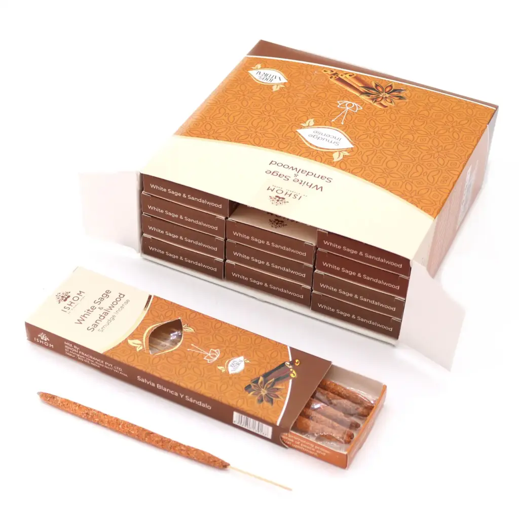 Ishom Smudge Incense – White Sage & Sandalwood | www.artisangoods.co.uk 3