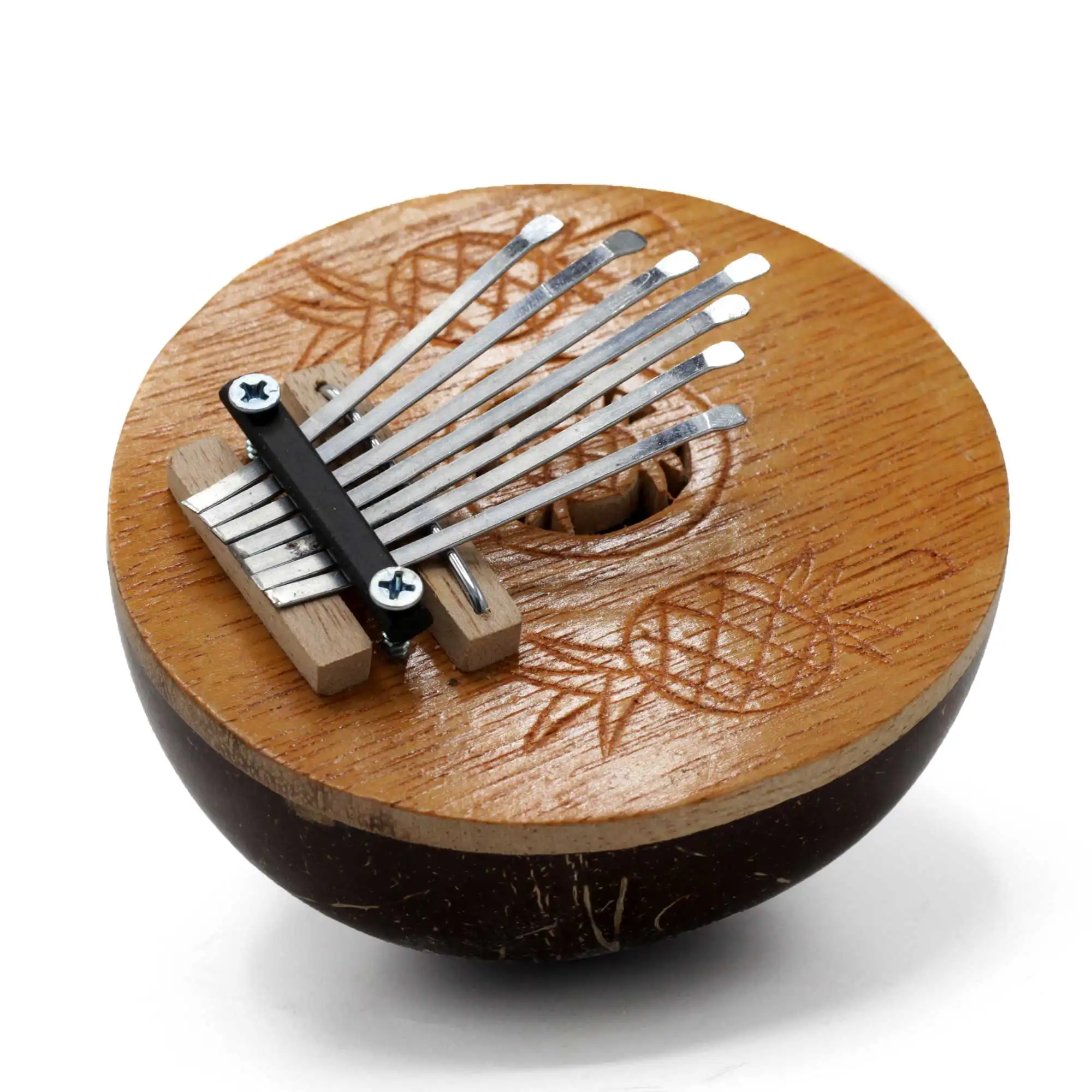 Kalimba Mini Coconut | www.artisangoods.co.uk 2 Kalimba Mini Coconut | www.artisangoods.co.uk 1