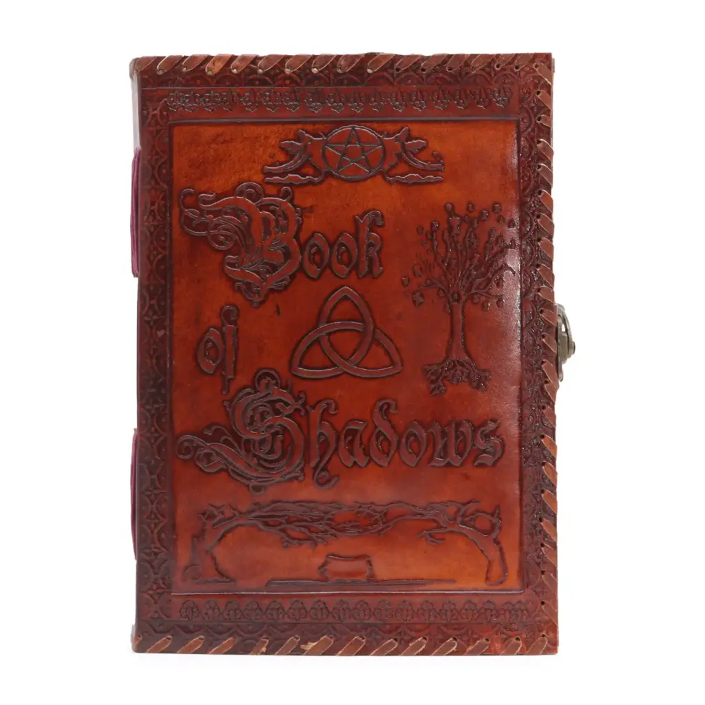 Large Book of Shadows – Dark Tan – 200 pages decle-edged – 25x18x3cm | www.artisangoods.co.uk