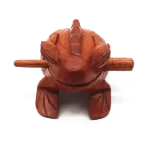 Large Croaking Wooden Frog | www.artisangoods.co.uk 2