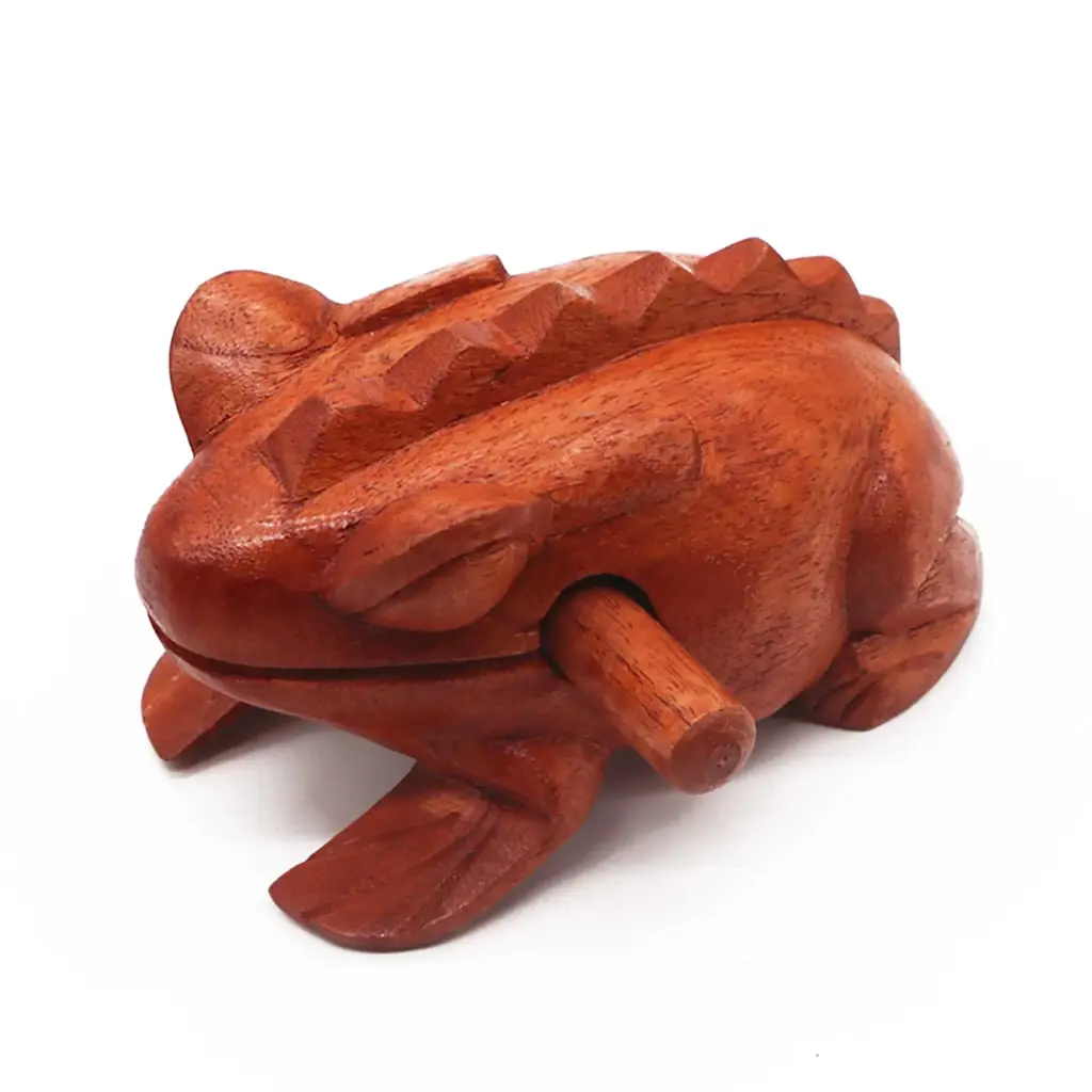 Large Croaking Wooden Frog | www.artisangoods.co.uk