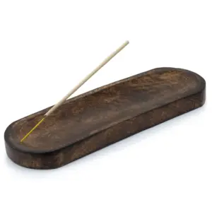Large Incense Tray 30x10cm – Classic Mango Wood | www.artisangoods.co.uk 2