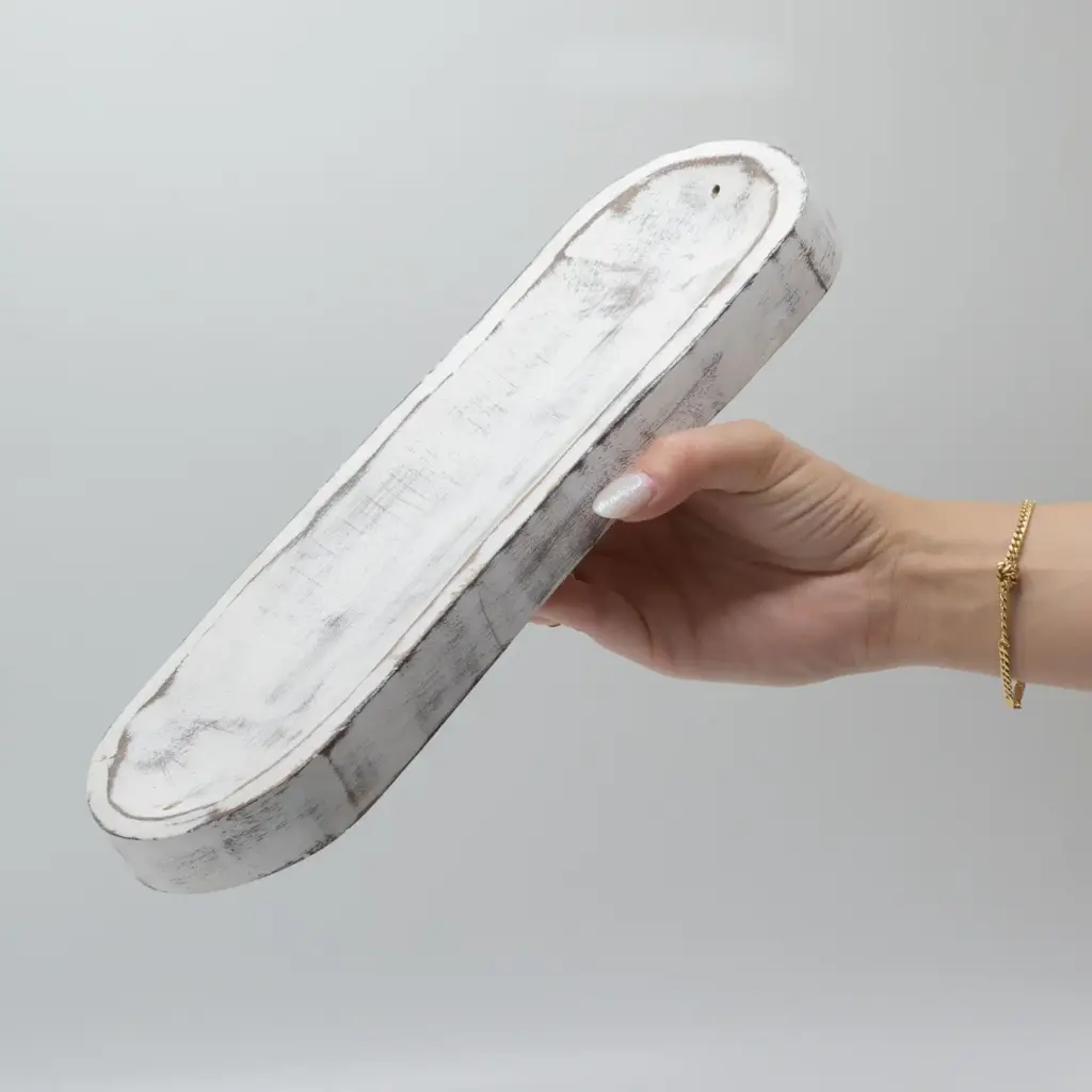 Large Incense Tray 30x10cm – Classic Whitewash | www.artisangoods.co.uk 3 Large Incense Tray 30x10cm – Classic Whitewash | www.artisangoods.co.uk 3