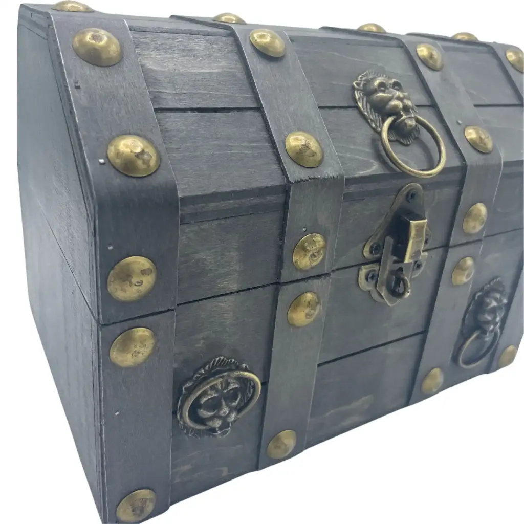 Large Treasure Chest – Grey | www.artisangoods.co.uk 3