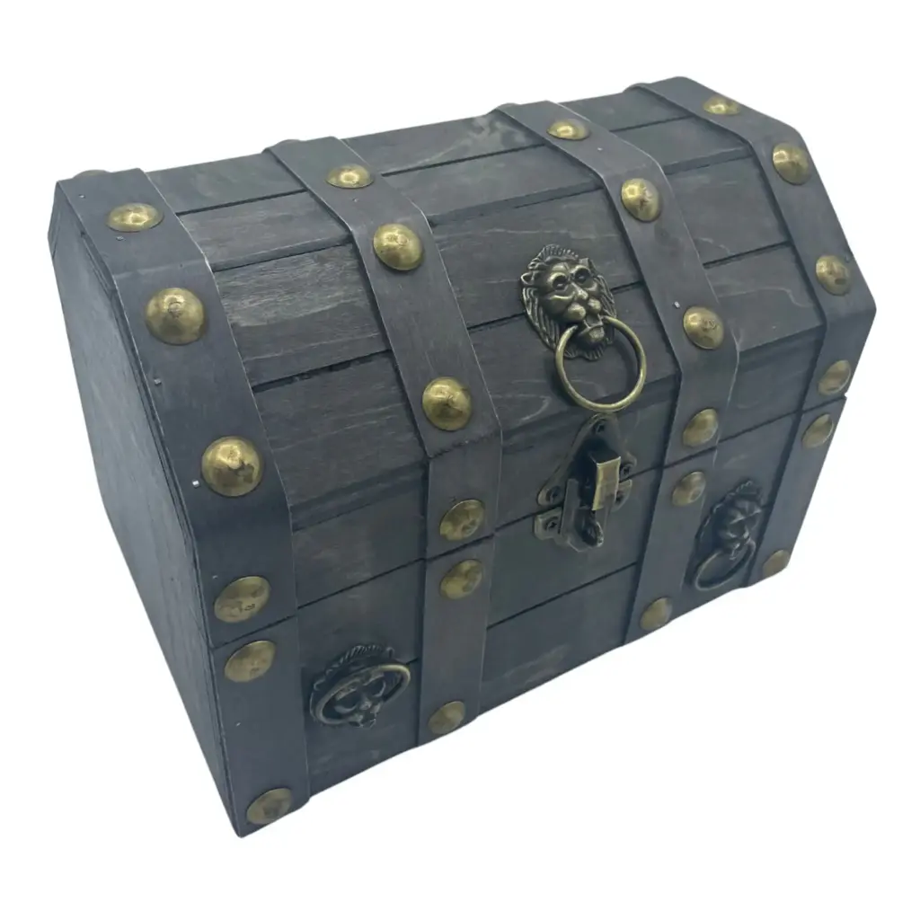 Large Treasure Chest – Grey | www.artisangoods.co.uk