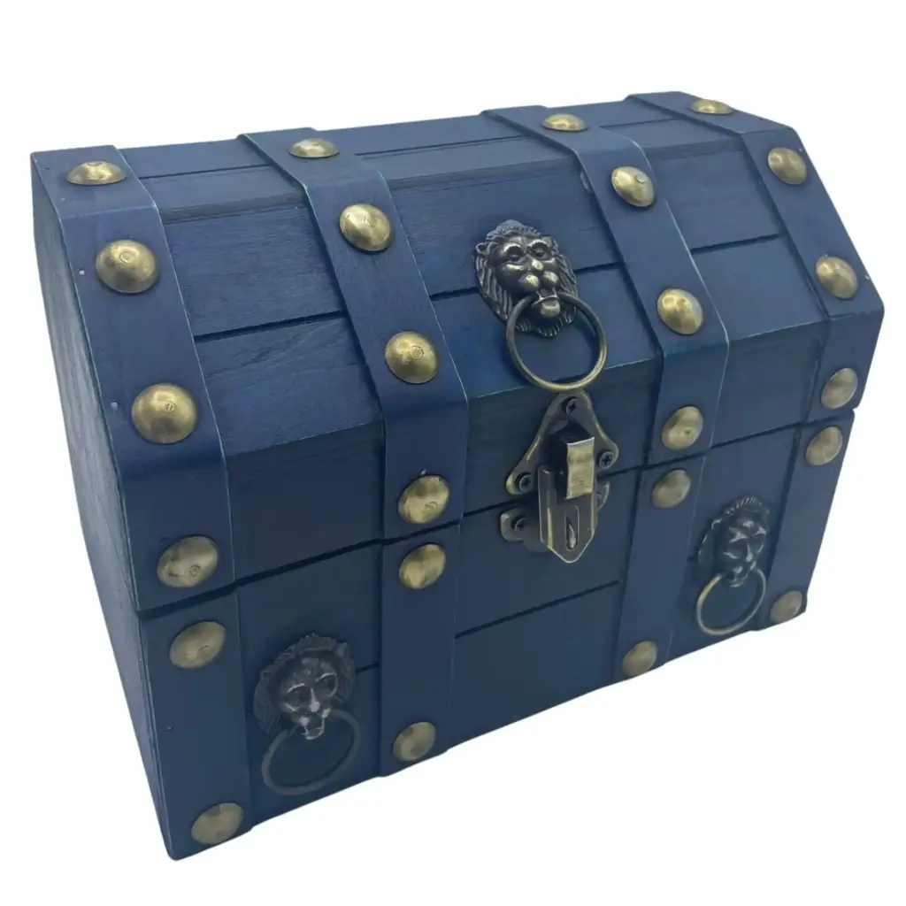 Large Treasure Chest – Teal | www.artisangoods.co.uk