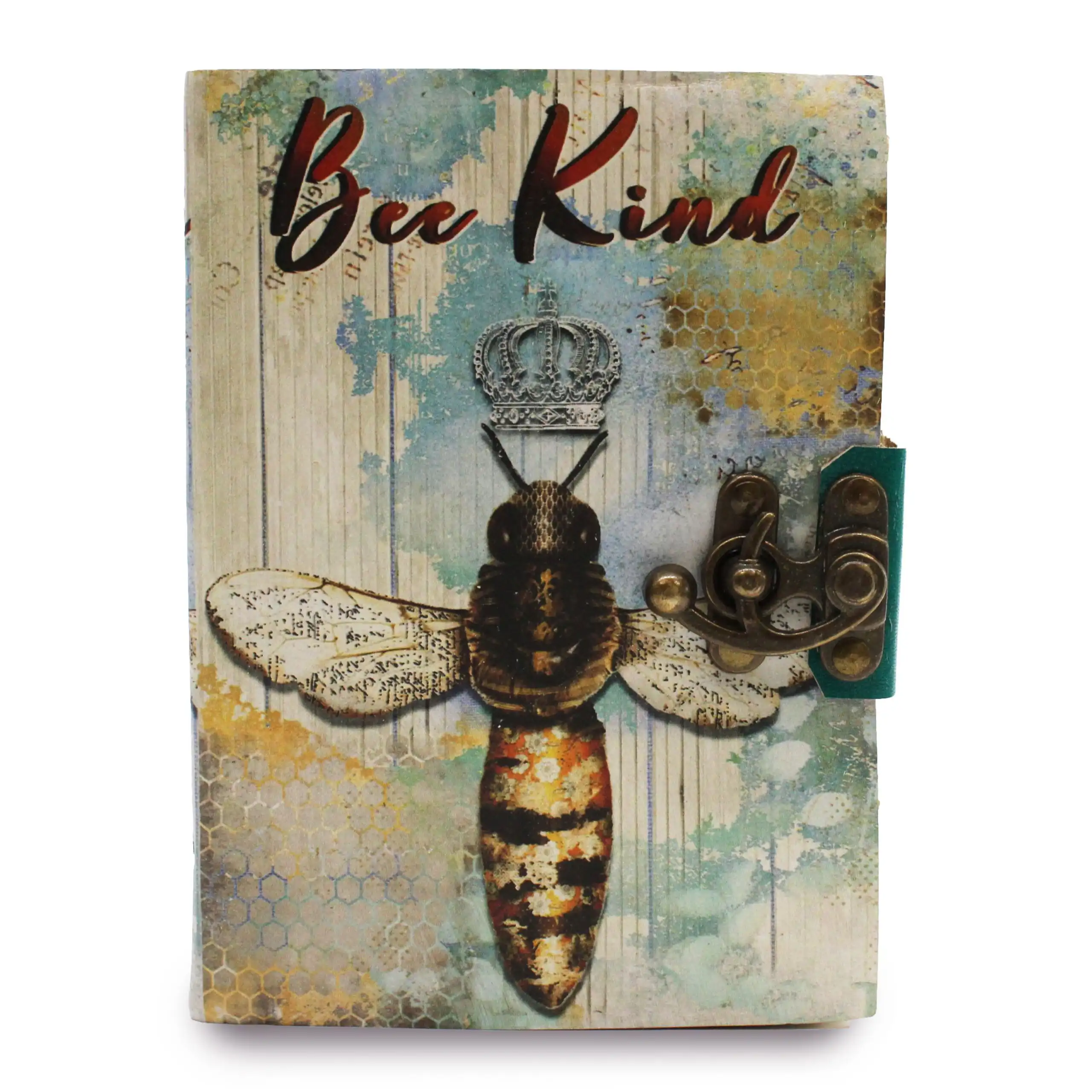 Leather “Bee Kind” Deckle-edge Notebook (7×5″) | www.artisangoods.co.uk 5 Leather “Bee Kind” Deckle-edge Notebook (7×5″) | www.artisangoods.co.uk 4