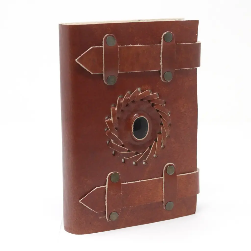 Leather Black Onyx with Belts Notebook (6×4″) | www.artisangoods.co.uk Leather Black Onyx with Belts Notebook (6×4″) | www.artisangoods.co.uk