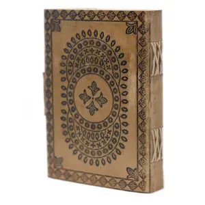 Leather Blue Mandala Notebook (7×5″) | www.artisangoods.co.uk 6