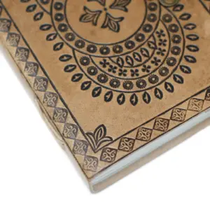 Leather Blue Mandala Notebook (7×5″) | www.artisangoods.co.uk 5