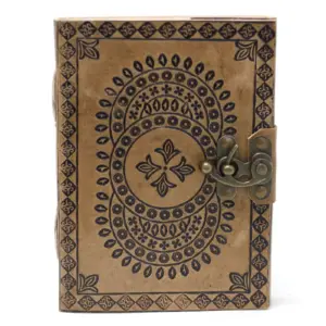 Leather Blue Mandala Notebook (7×5″) | www.artisangoods.co.uk 4