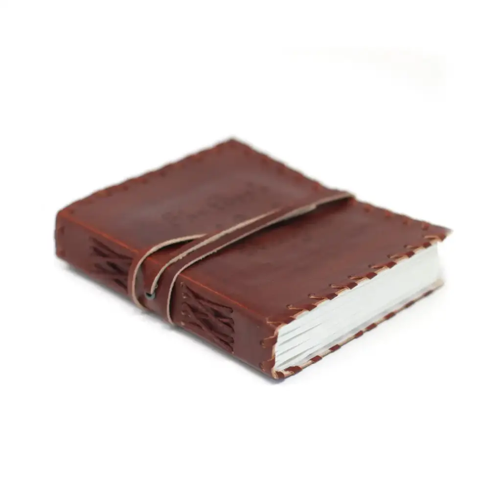 Leather Book of Thoughts with Wrap Notebook (6×4″) | www.artisangoods.co.uk 2 Leather Book of Thoughts with Wrap Notebook (6×4″) | www.artisangoods.co.uk 2
