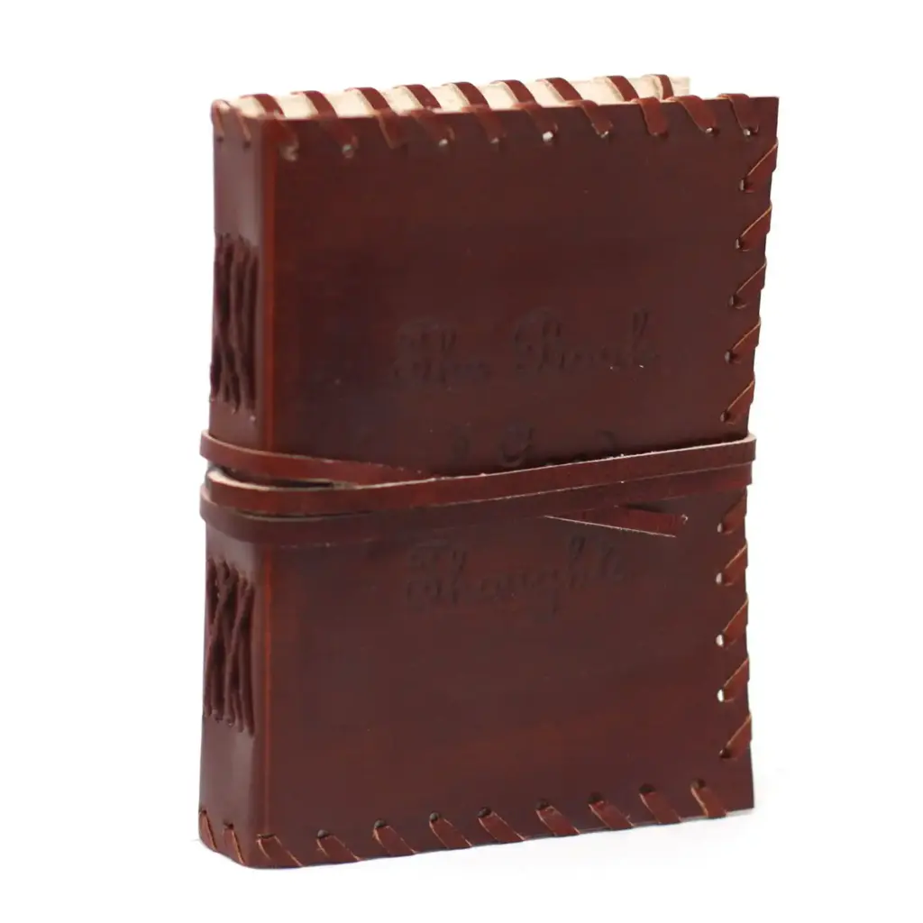 Leather Book of Thoughts with Wrap Notebook (6×4″) | www.artisangoods.co.uk Leather Book of Thoughts with Wrap Notebook (6×4″) | www.artisangoods.co.uk