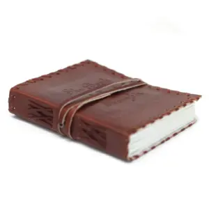 Leather Book of Thoughts with Wrap Notebook (6×4″) | www.artisangoods.co.uk 8