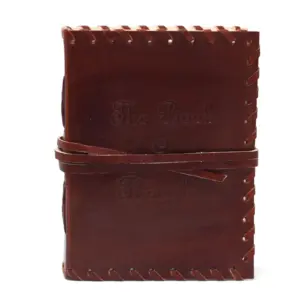 Leather Book of Thoughts with Wrap Notebook (6×4″) | www.artisangoods.co.uk 7
