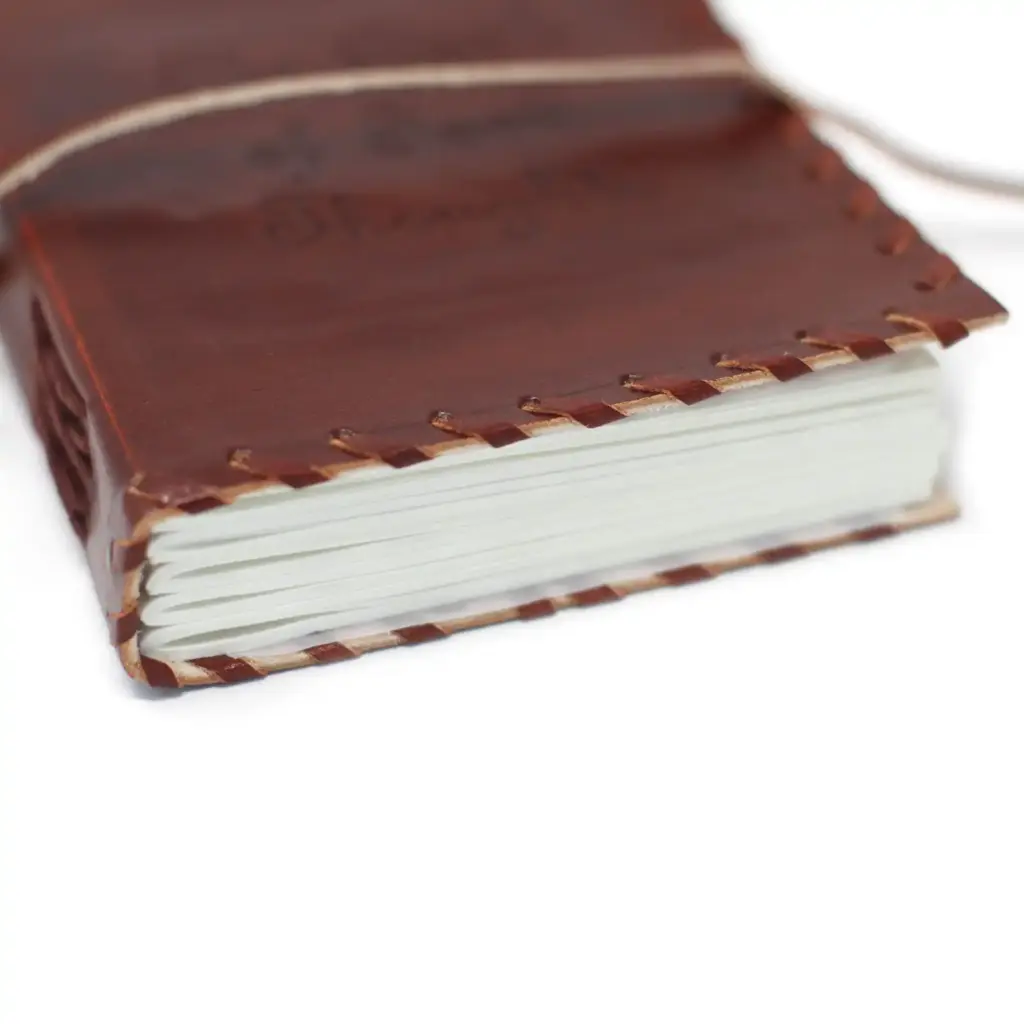 Leather Book of Thoughts with Wrap Notebook (6×4″) | www.artisangoods.co.uk 3 Leather Book of Thoughts with Wrap Notebook (6×4″) | www.artisangoods.co.uk 3