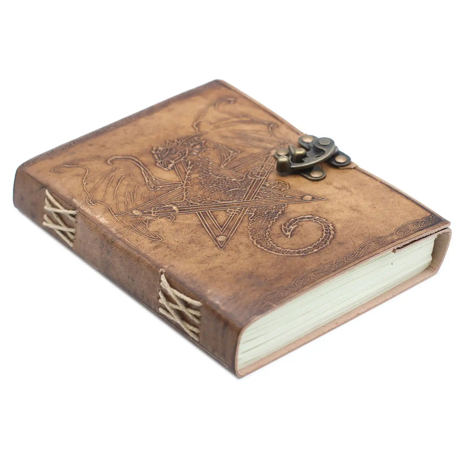 Leather Dragon Notebook (6×8″) | www.artisangoods.co.uk 3 Leather Dragon Notebook (6×8″) | www.artisangoods.co.uk 2