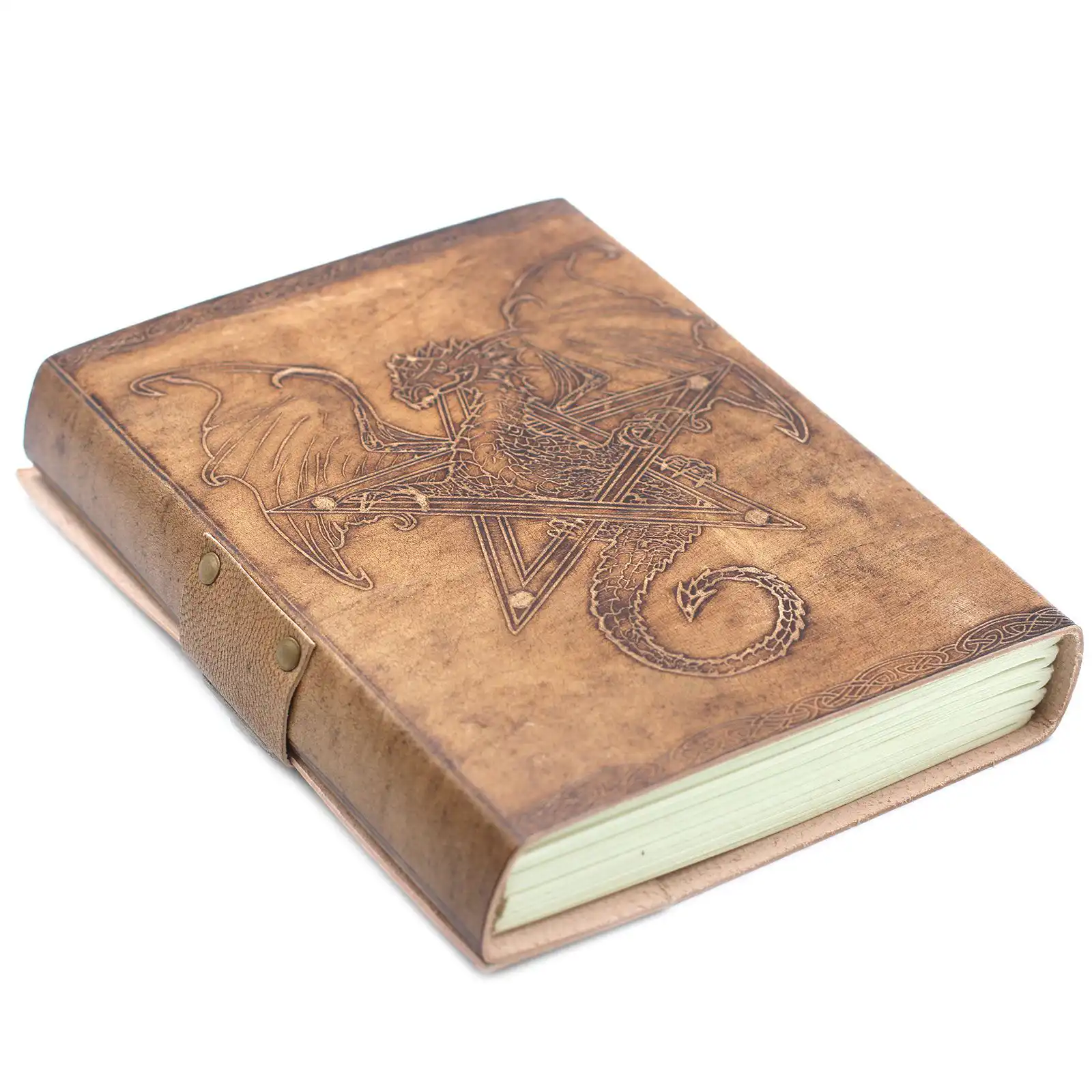 Leather Dragon Notebook (6×8″) | www.artisangoods.co.uk 5 Leather Dragon Notebook (6×8″) | www.artisangoods.co.uk 4