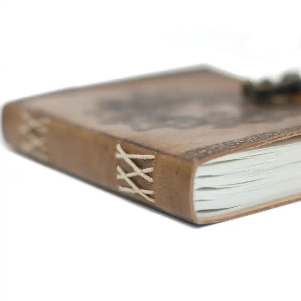 Leather Greenman Notebook (6×8″) | www.artisangoods.co.uk 7