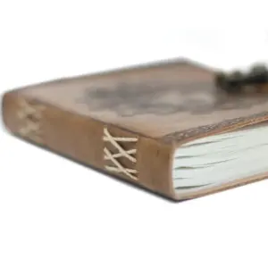 Leather Greenman Notebook (6×8″) | www.artisangoods.co.uk 7