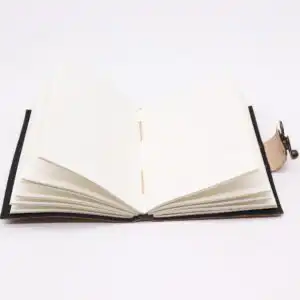 Leather Journel – Plain Paper –  Work & Dream Big | www.artisangoods.co.uk 1