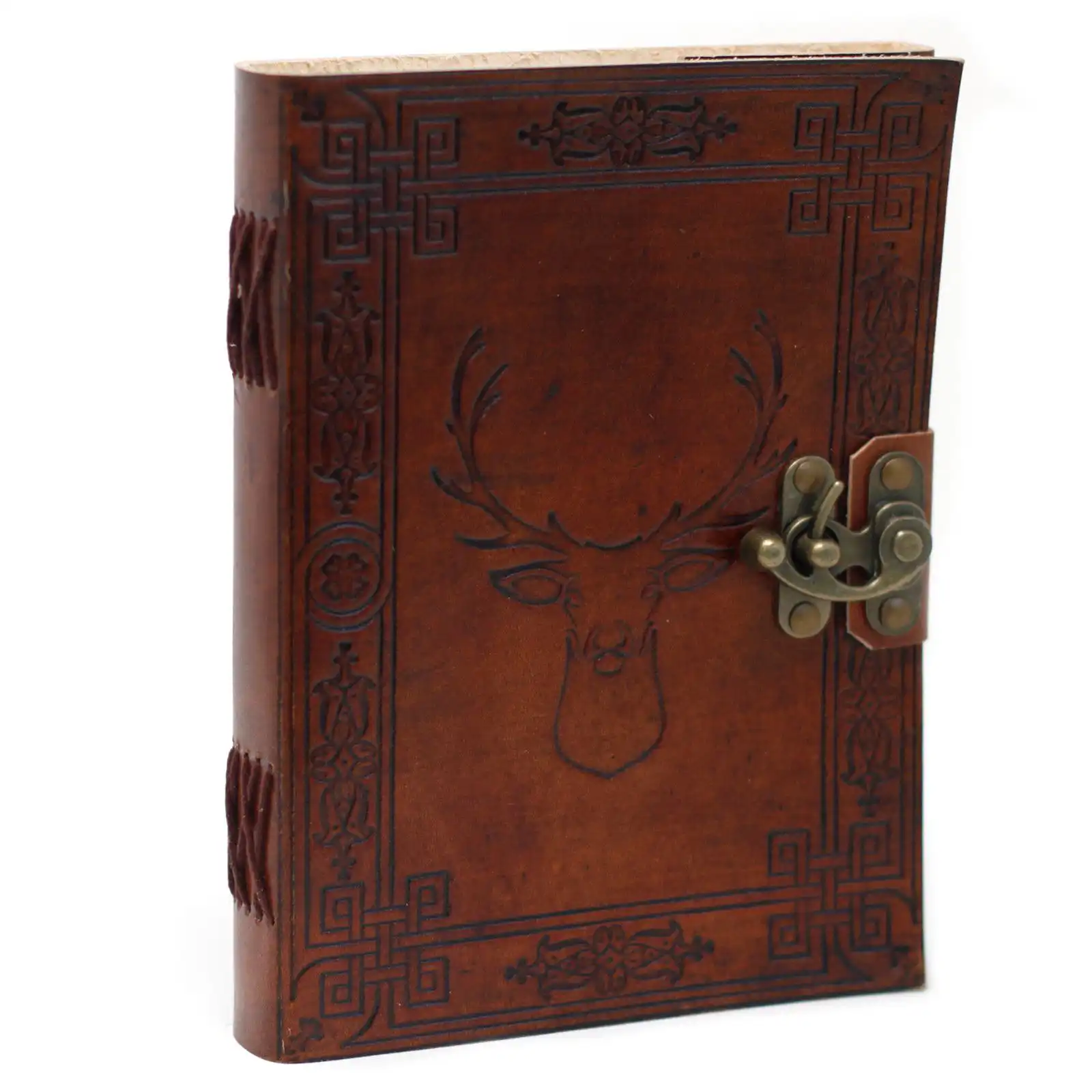 Leather Stag Notebook (6×8″) | www.artisangoods.co.uk 2 Leather Stag Notebook (6×8″) | www.artisangoods.co.uk 1