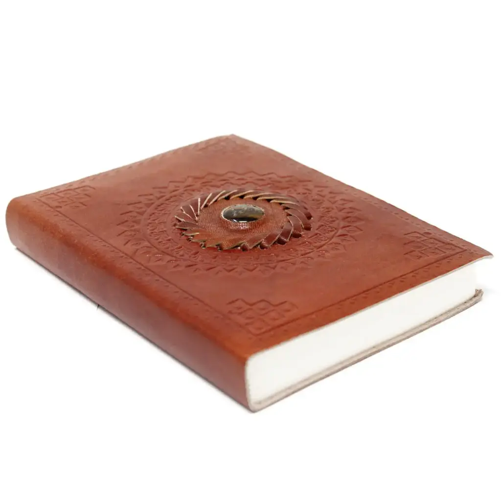 Leather Tigereye Notebook (7×5″) | www.artisangoods.co.uk Leather Tigereye Notebook (7×5″) | www.artisangoods.co.uk