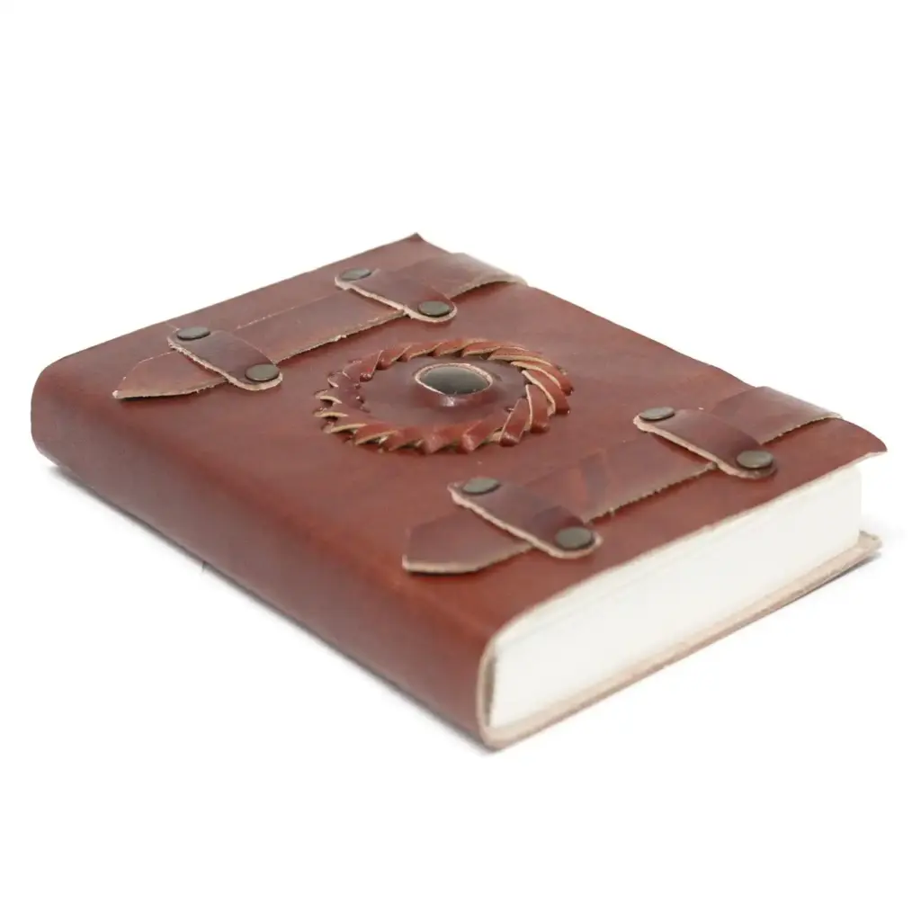 Leather Tigereye with Belts Notebook (6×4″) | www.artisangoods.co.uk 2 Leather Tigereye with Belts Notebook (6×4″) | www.artisangoods.co.uk 2