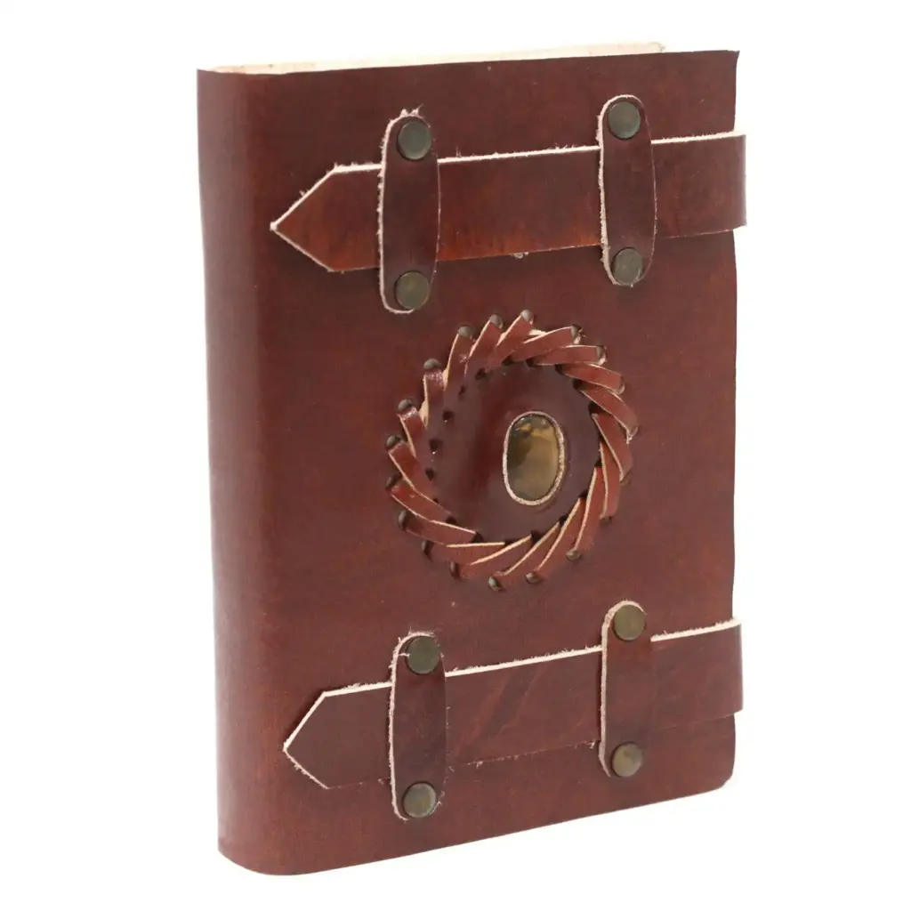 Leather Tigereye with Belts Notebook (6×4″) | www.artisangoods.co.uk Leather Tigereye with Belts Notebook (6×4″) | www.artisangoods.co.uk