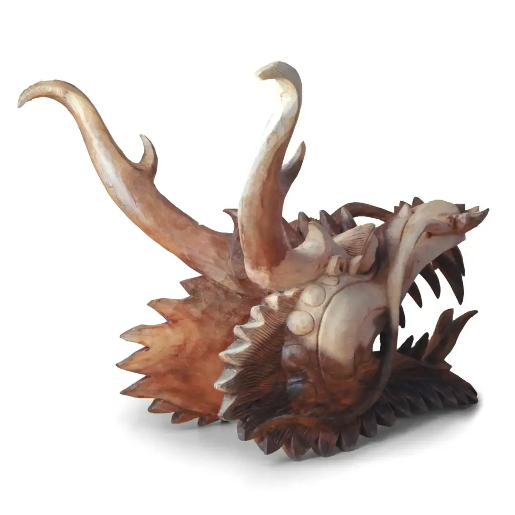 Live Size Dragon Head Carving – 30cm | www.artisangoods.co.uk 3 Live Size Dragon Head Carving – 30cm | www.artisangoods.co.uk 3