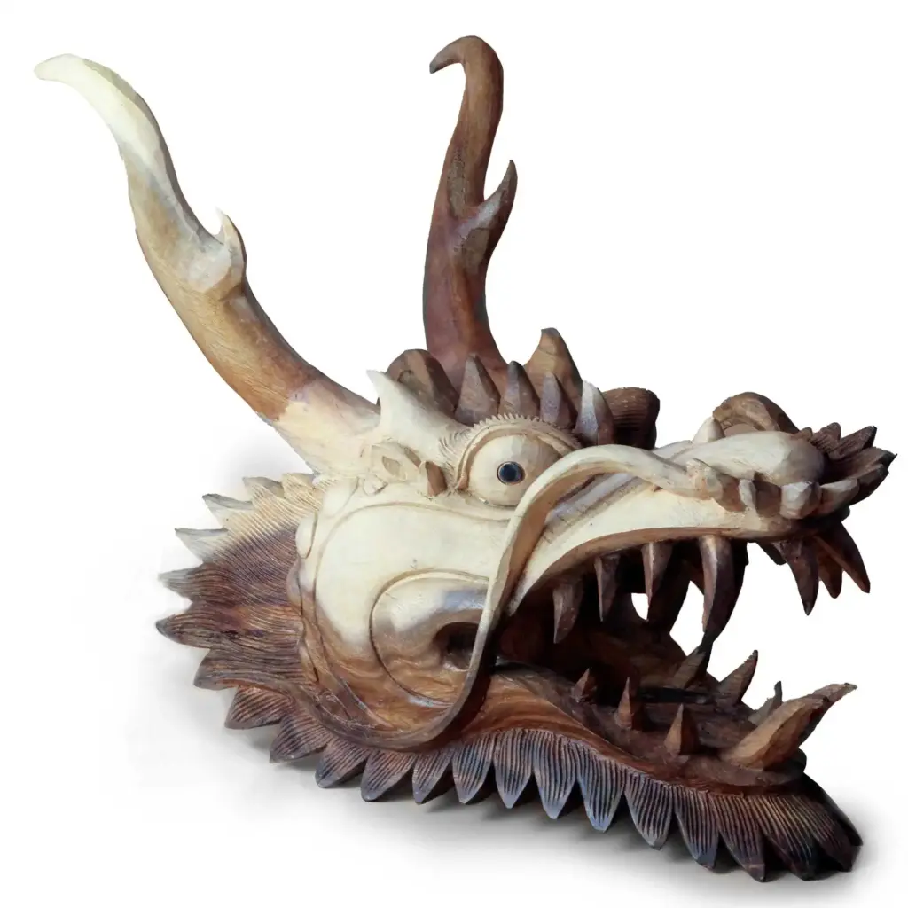 Live Size Dragon Head Carving – 30cm | www.artisangoods.co.uk 2 Live Size Dragon Head Carving – 30cm | www.artisangoods.co.uk 2