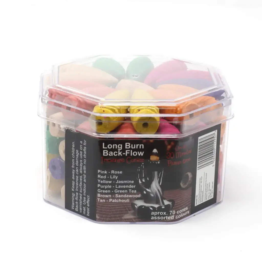 Long Backflow Incense Cones – Assorted Fragrances – 30 mins Burning time | www.artisangoods.co.uk 5