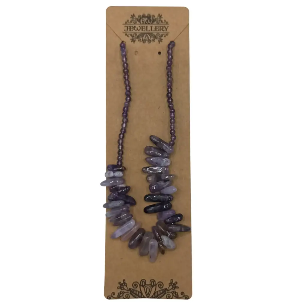 Longstone Gem Necklace – Amethyst | www.artisangoods.co.uk 3