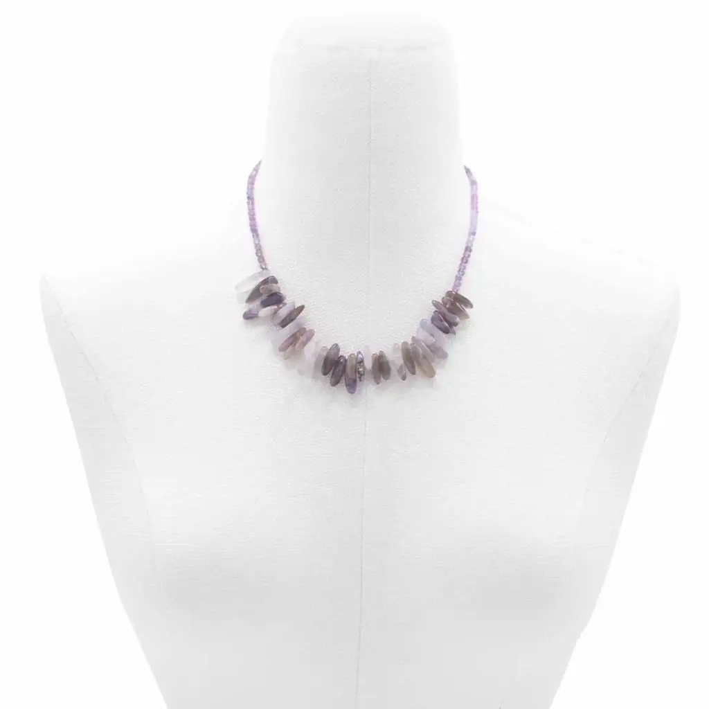 Longstone Gem Necklace – Amethyst | www.artisangoods.co.uk 2