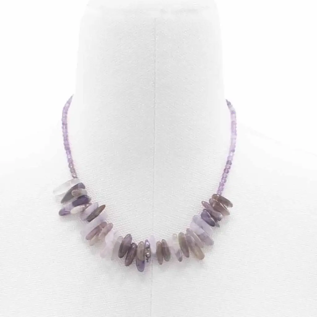 Longstone Gem Necklace – Amethyst | www.artisangoods.co.uk