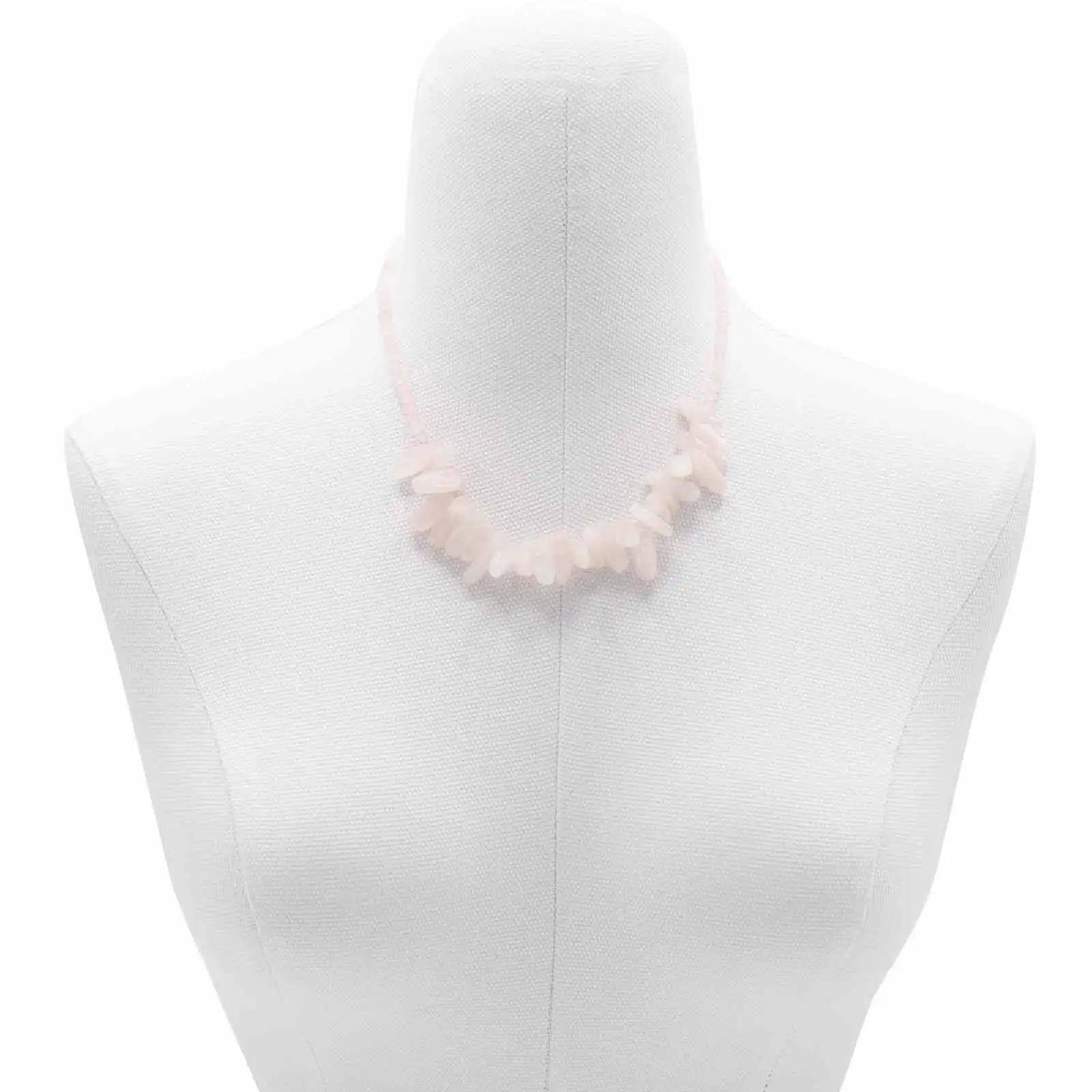 Longstone Gem Necklace – Rose Quartz | www.artisangoods.co.uk 3 Longstone Gem Necklace – Rose Quartz | www.artisangoods.co.uk 2