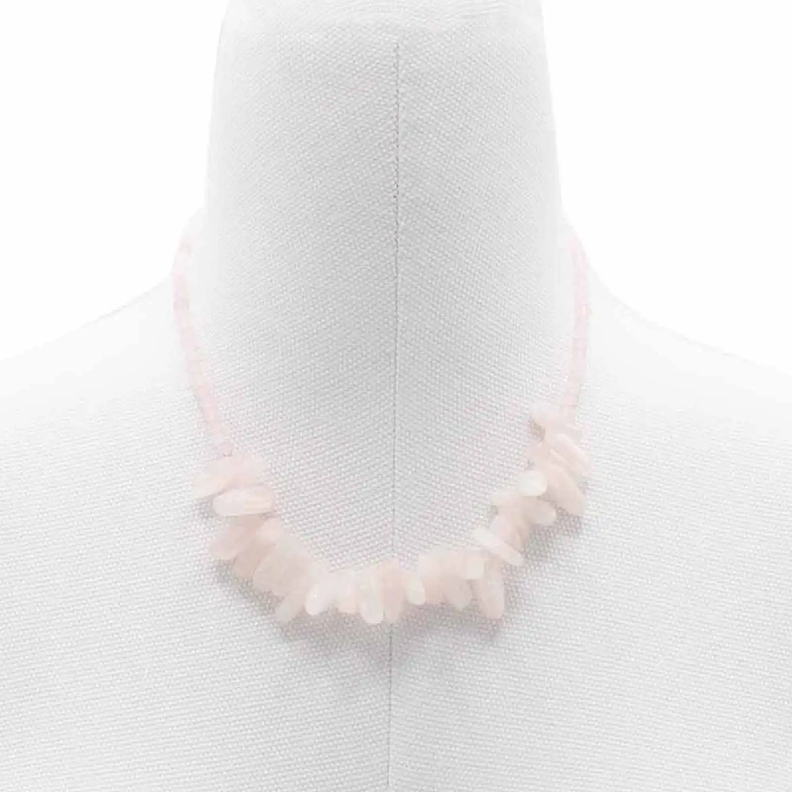 Longstone Gem Necklace – Rose Quartz | www.artisangoods.co.uk 2 Longstone Gem Necklace – Rose Quartz | www.artisangoods.co.uk 1