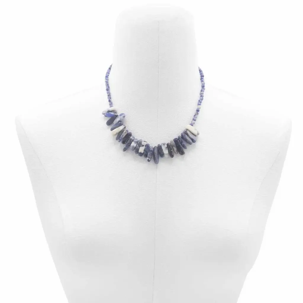 Longstone Gem Necklace – Sodalite | www.artisangoods.co.uk 2