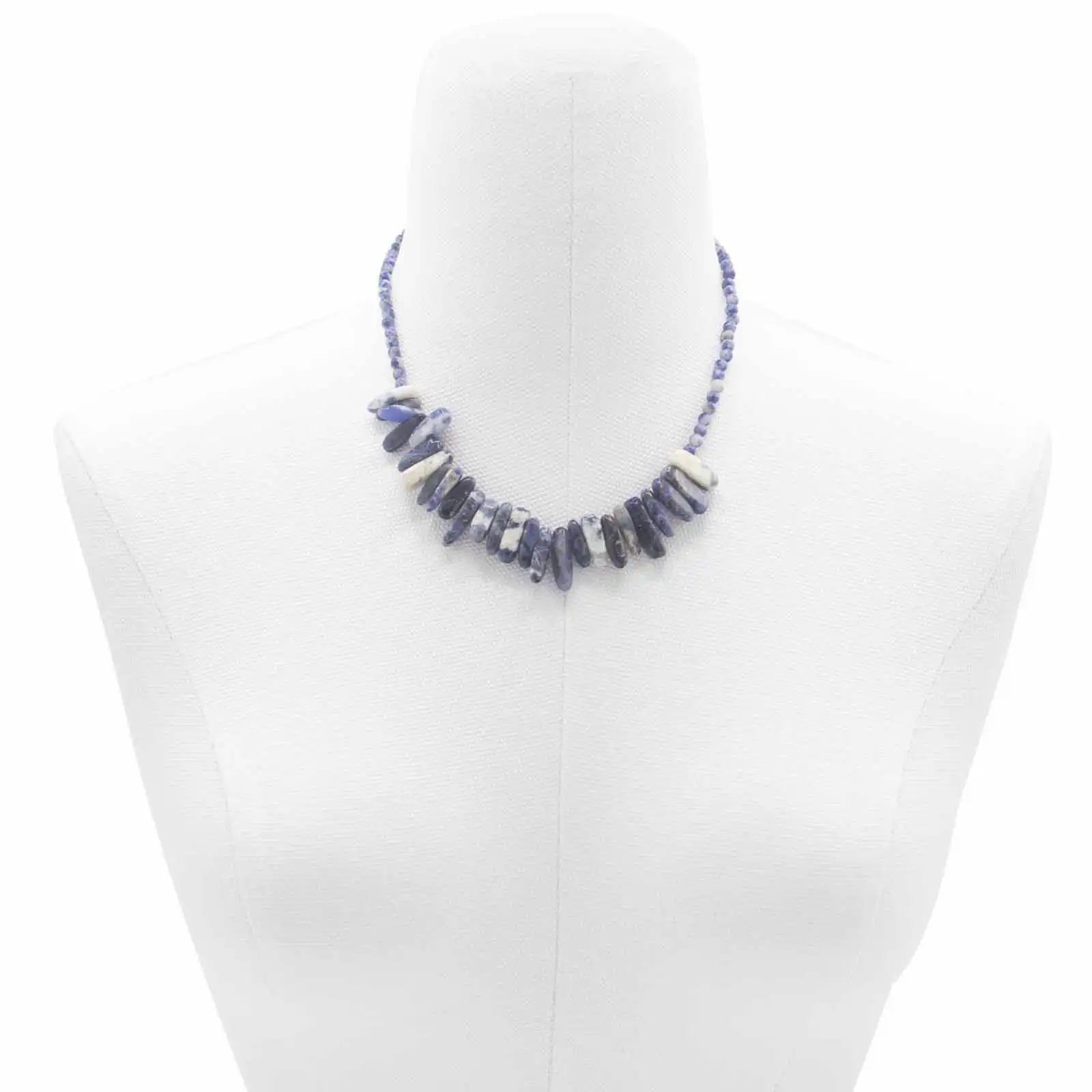 Longstone Gem Necklace – Sodalite | www.artisangoods.co.uk 3 Longstone Gem Necklace – Sodalite | www.artisangoods.co.uk 2