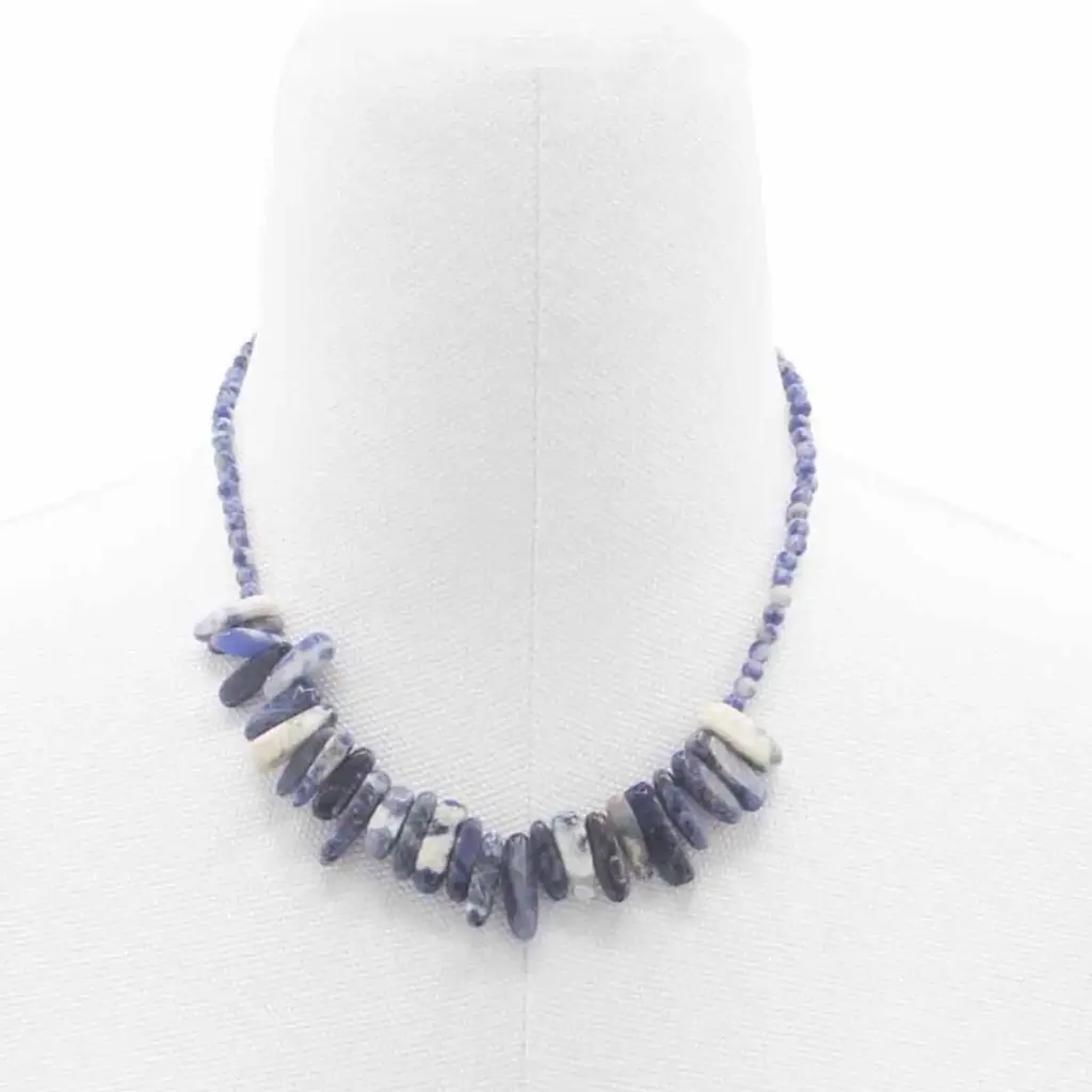 Longstone Gem Necklace – Sodalite | www.artisangoods.co.uk