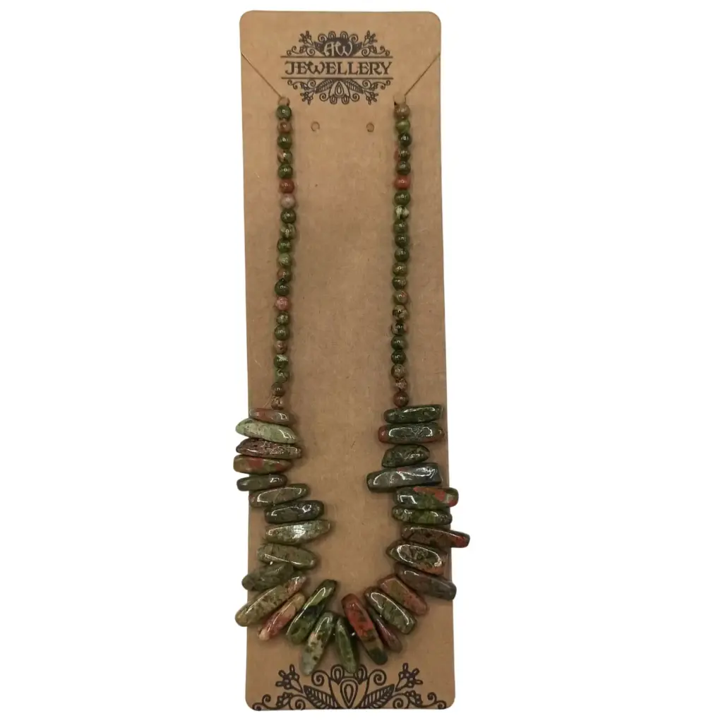 Longstone Gem Necklace – Unakite | www.artisangoods.co.uk 3