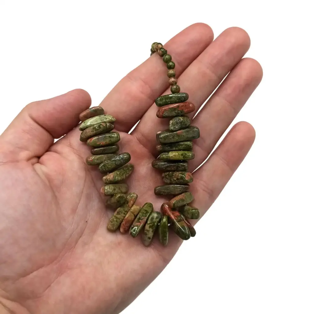 Longstone Gem Necklace – Unakite | www.artisangoods.co.uk 4