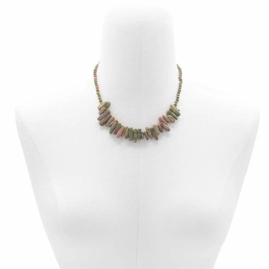Longstone Gem Necklace – Unakite | www.artisangoods.co.uk 2